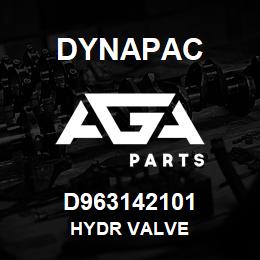 D963142101 Dynapac HYDR VALVE | AGA Parts