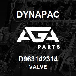 D963142314 Dynapac VALVE | AGA Parts