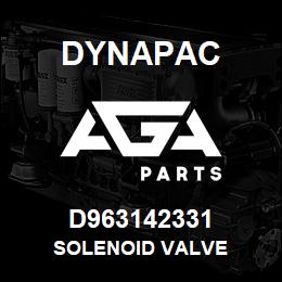 D963142331 Dynapac SOLENOID VALVE | AGA Parts