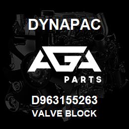 D963155263 Dynapac VALVE BLOCK | AGA Parts