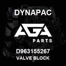 D963155267 Dynapac VALVE BLOCK | AGA Parts