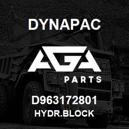 D963172801 Dynapac HYDR.BLOCK | AGA Parts