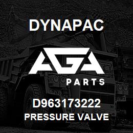 D963173222 Dynapac PRESSURE VALVE | AGA Parts