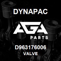 D963176006 Dynapac VALVE | AGA Parts