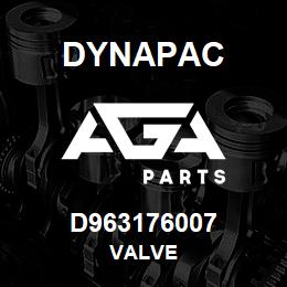 D963176007 Dynapac VALVE | AGA Parts