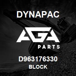 D963176330 Dynapac BLOCK | AGA Parts