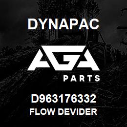 D963176332 Dynapac FLOW DEVIDER | AGA Parts