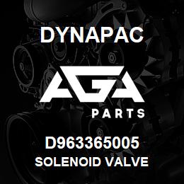 D963365005 Dynapac SOLENOID VALVE | AGA Parts