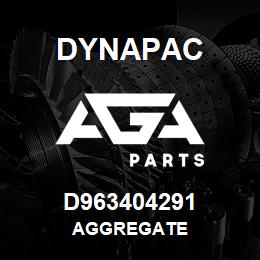 D963404291 Dynapac AGGREGATE | AGA Parts