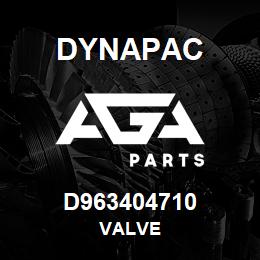 D963404710 Dynapac VALVE | AGA Parts