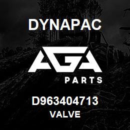 D963404713 Dynapac VALVE | AGA Parts