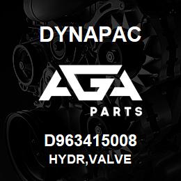 D963415008 Dynapac HYDR,VALVE | AGA Parts