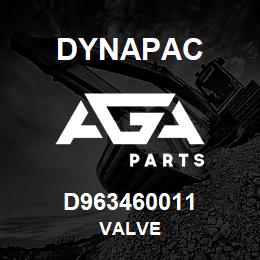 D963460011 Dynapac VALVE | AGA Parts