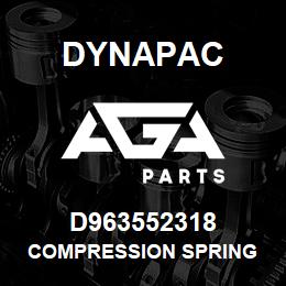 D963552318 Dynapac COMPRESSION SPRING | AGA Parts