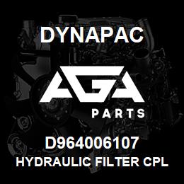 D964006107 Dynapac HYDRAULIC FILTER CPL. | AGA Parts