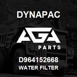 D964152668 Dynapac WATER FILTER | AGA Parts