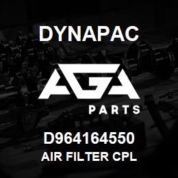 D964164550 Dynapac AIR FILTER CPL | AGA Parts