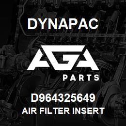 D964325649 Dynapac AIR FILTER INSERT | AGA Parts