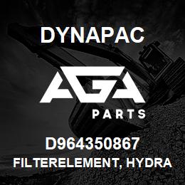 D964350867 Dynapac FILTERELEMENT, HYDRAULIC | AGA Parts