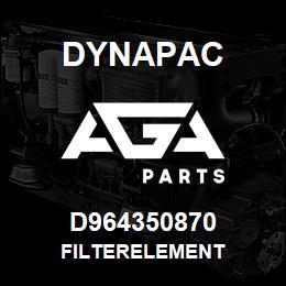 D964350870 Dynapac FILTERELEMENT | AGA Parts