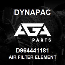 D964441181 Dynapac AIR FILTER ELEMENT | AGA Parts