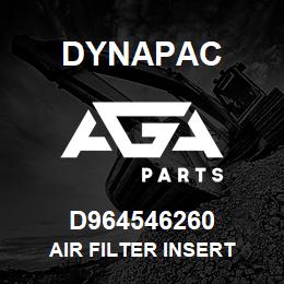 D964546260 Dynapac AIR FILTER INSERT | AGA Parts