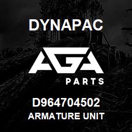 D964704502 Dynapac ARMATURE UNIT | AGA Parts