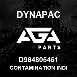 D964805451 Dynapac CONTAMINATION INDI | AGA Parts