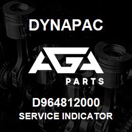 D964812000 Dynapac SERVICE INDICATOR | AGA Parts