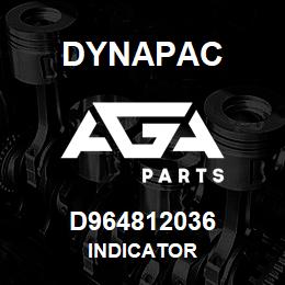 D964812036 Dynapac INDICATOR | AGA Parts