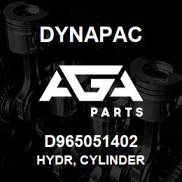 D965051402 Dynapac HYDR, CYLINDER | AGA Parts