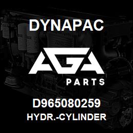 D965080259 Dynapac HYDR.-CYLINDER | AGA Parts