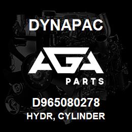 D965080278 Dynapac HYDR, CYLINDER | AGA Parts