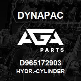 D965172903 Dynapac HYDR.-CYLINDER | AGA Parts