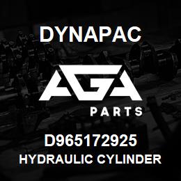 D965172925 Dynapac HYDRAULIC CYLINDER | AGA Parts