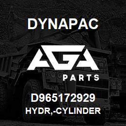 D965172929 Dynapac HYDR,-CYLINDER | AGA Parts