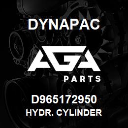 D965172950 Dynapac HYDR. CYLINDER | AGA Parts