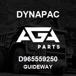 D965559250 Dynapac GUIDEWAY | AGA Parts