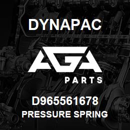 D965561678 Dynapac PRESSURE SPRING | AGA Parts