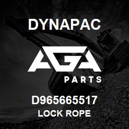 D965665517 Dynapac LOCK ROPE | AGA Parts