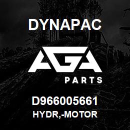 D966005661 Dynapac HYDR,-MOTOR | AGA Parts