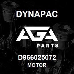 D966025072 Dynapac MOTOR | AGA Parts