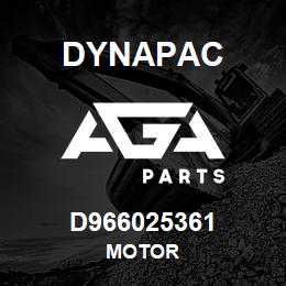 D966025361 Dynapac MOTOR | AGA Parts