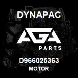 D966025363 Dynapac MOTOR | AGA Parts