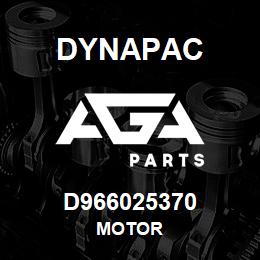 D966025370 Dynapac MOTOR | AGA Parts