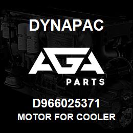 D966025371 Dynapac MOTOR FOR COOLER | AGA Parts