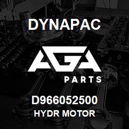 D966052500 Dynapac HYDR MOTOR | AGA Parts