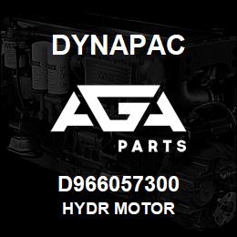 D966057300 Dynapac HYDR MOTOR | AGA Parts