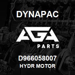 D966058007 Dynapac HYDR MOTOR | AGA Parts