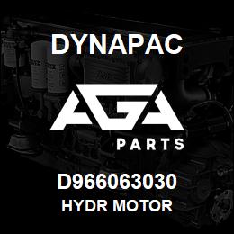 D966063030 Dynapac HYDR MOTOR | AGA Parts